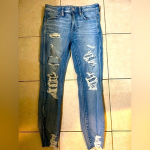 American Eagle Ripped skinny jeans